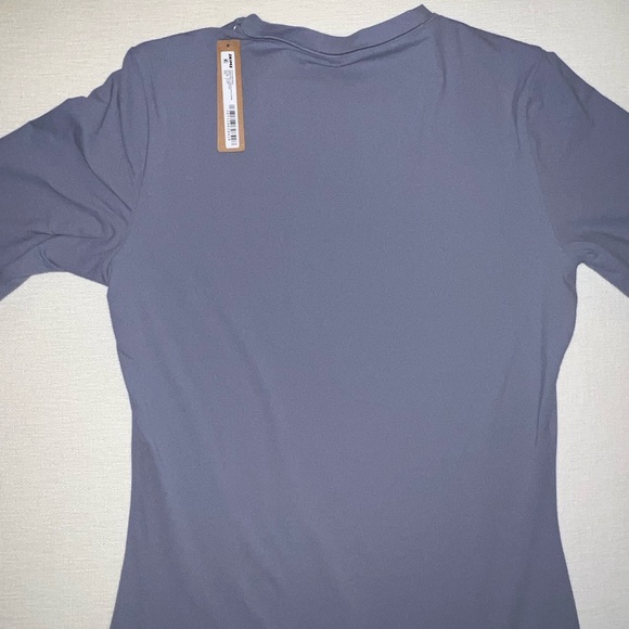 NWT SKIMS Fits Everybody Long Sleeve Dress in Slate - Picture 6 of 7